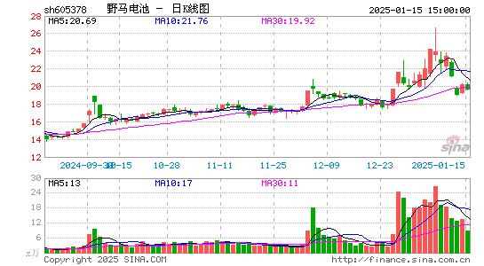 野马电池