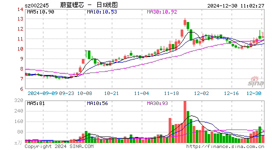 蔚蓝锂芯