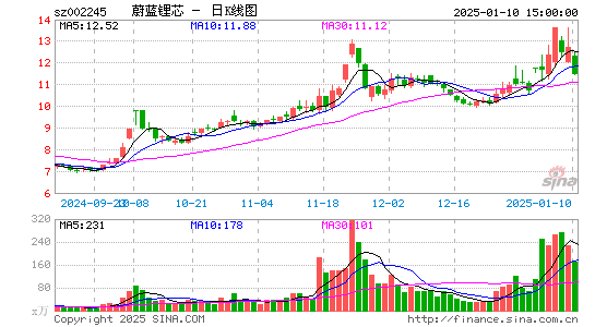 蔚蓝锂芯