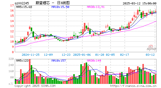 蔚蓝锂芯