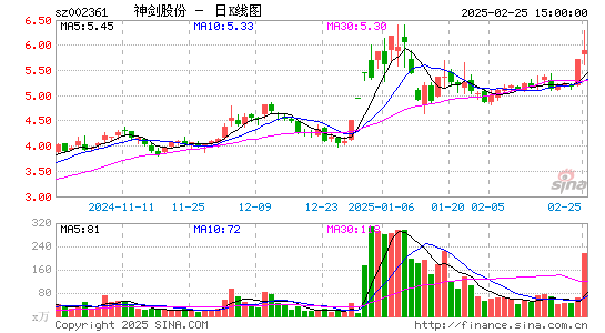 神剑股份