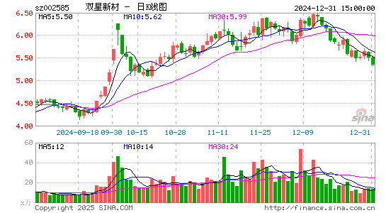 双星新材