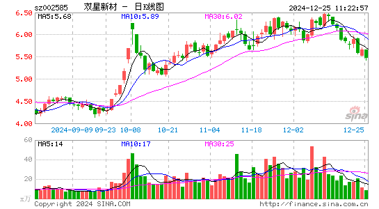 双星新材