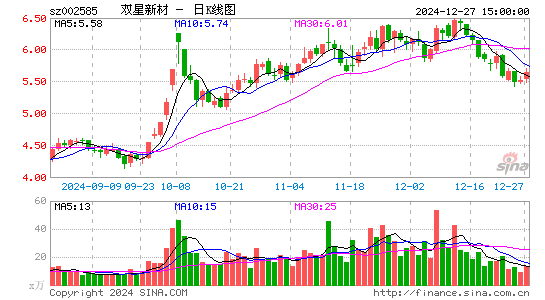 双星新材