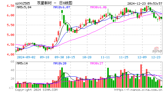 双星新材