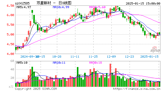 双星新材