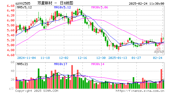 双星新材