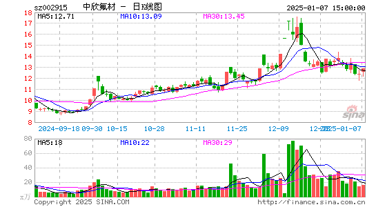 中欣氟材