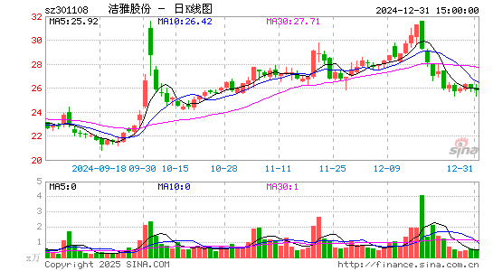 洁雅股份