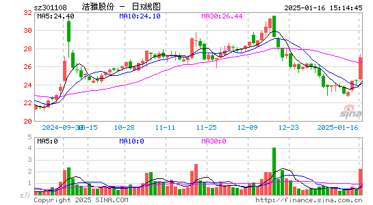 洁雅股份