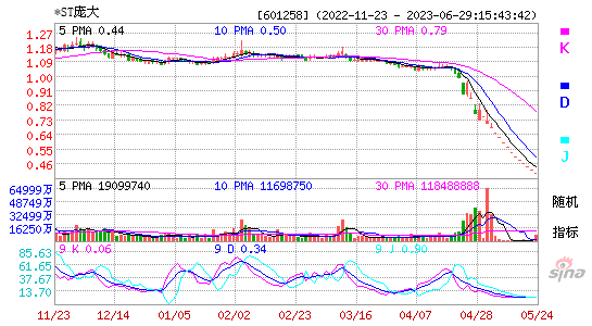 601258庞大集团KDJ