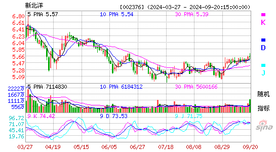 002376新北洋KDJ