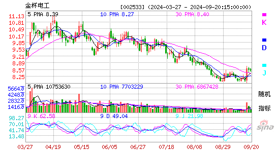 002533金杯电工KDJ