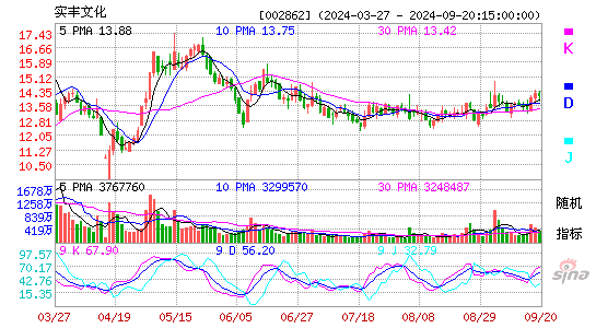 002862实丰文化KDJ