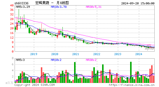 603336宏辉果蔬月K