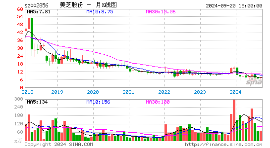 002856美芝股份月K