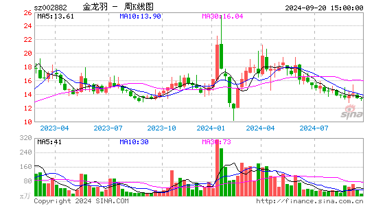 002882金龙羽周K